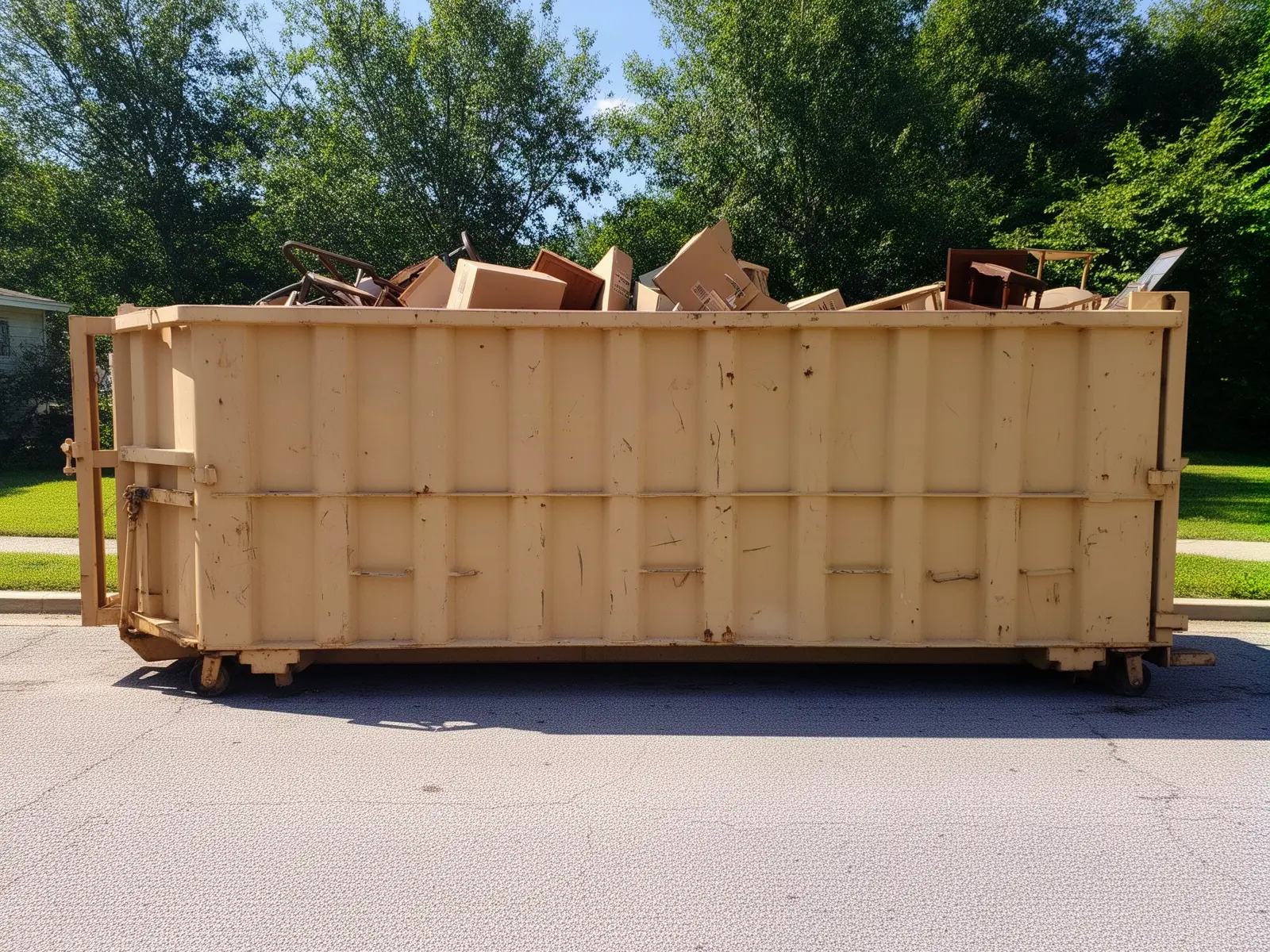 Roll-off dumpster from Big Rig Dumpsters & Junk Removal in Dover, DE